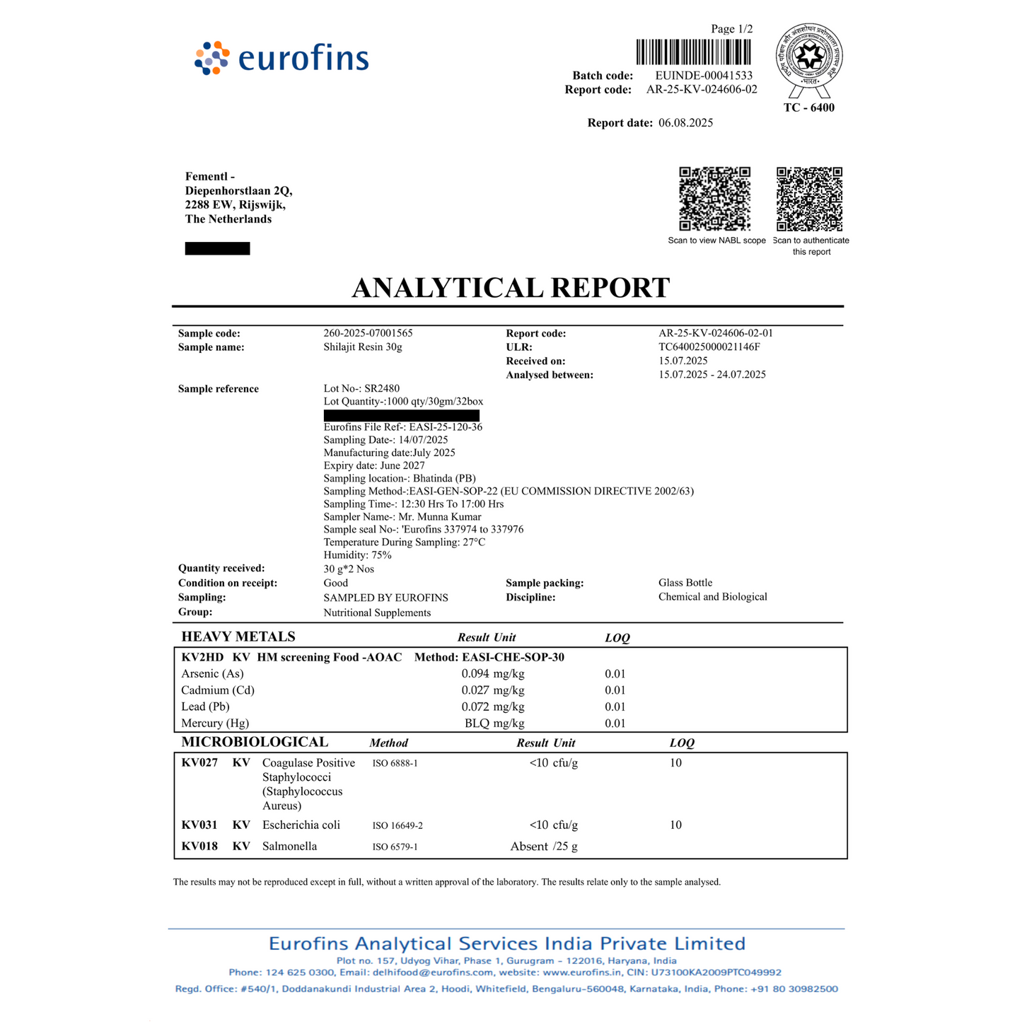 Shilajit – Natuurlijke Boost voor Body en Mind (30 gram)