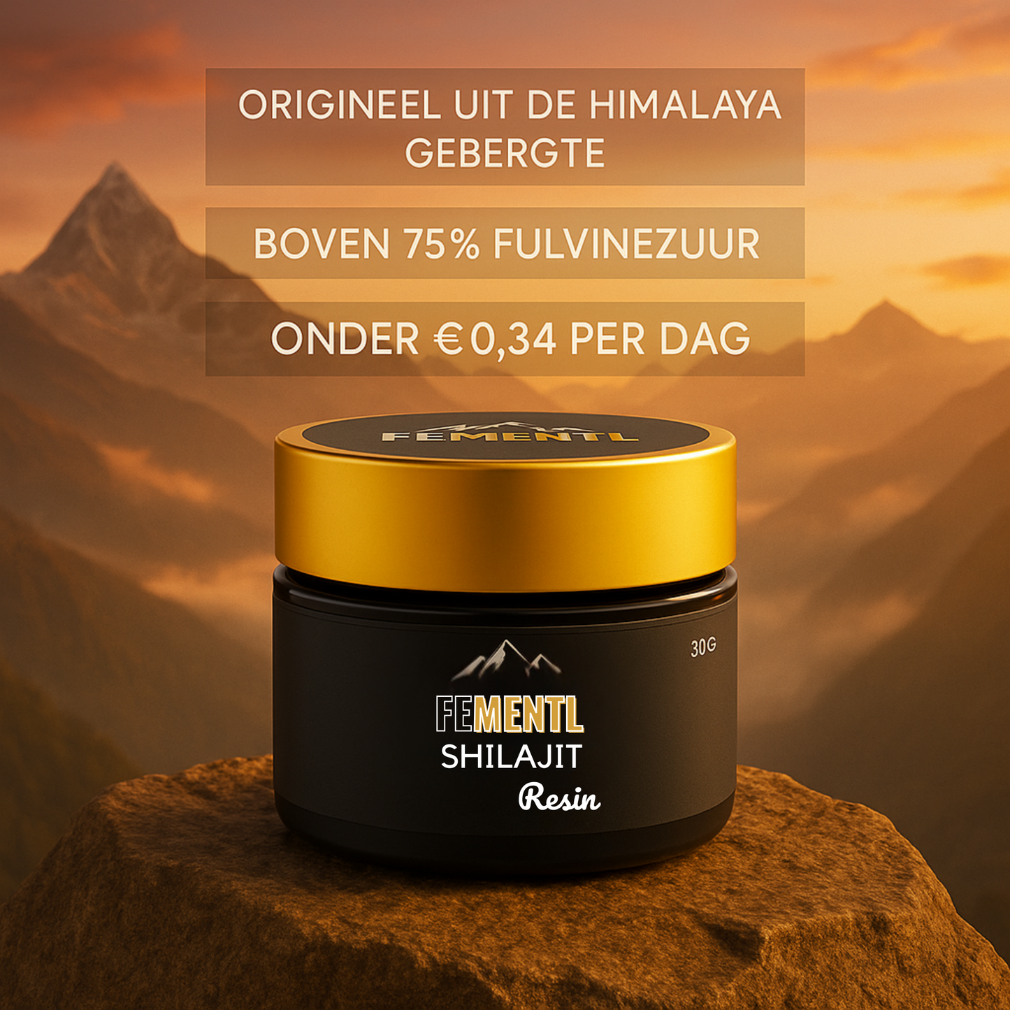 Shilajit – Natuurlijke Boost voor Body en Mind